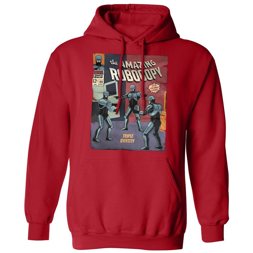 Classic Unisex Hoodie - QXF4KDHM - Red - 5