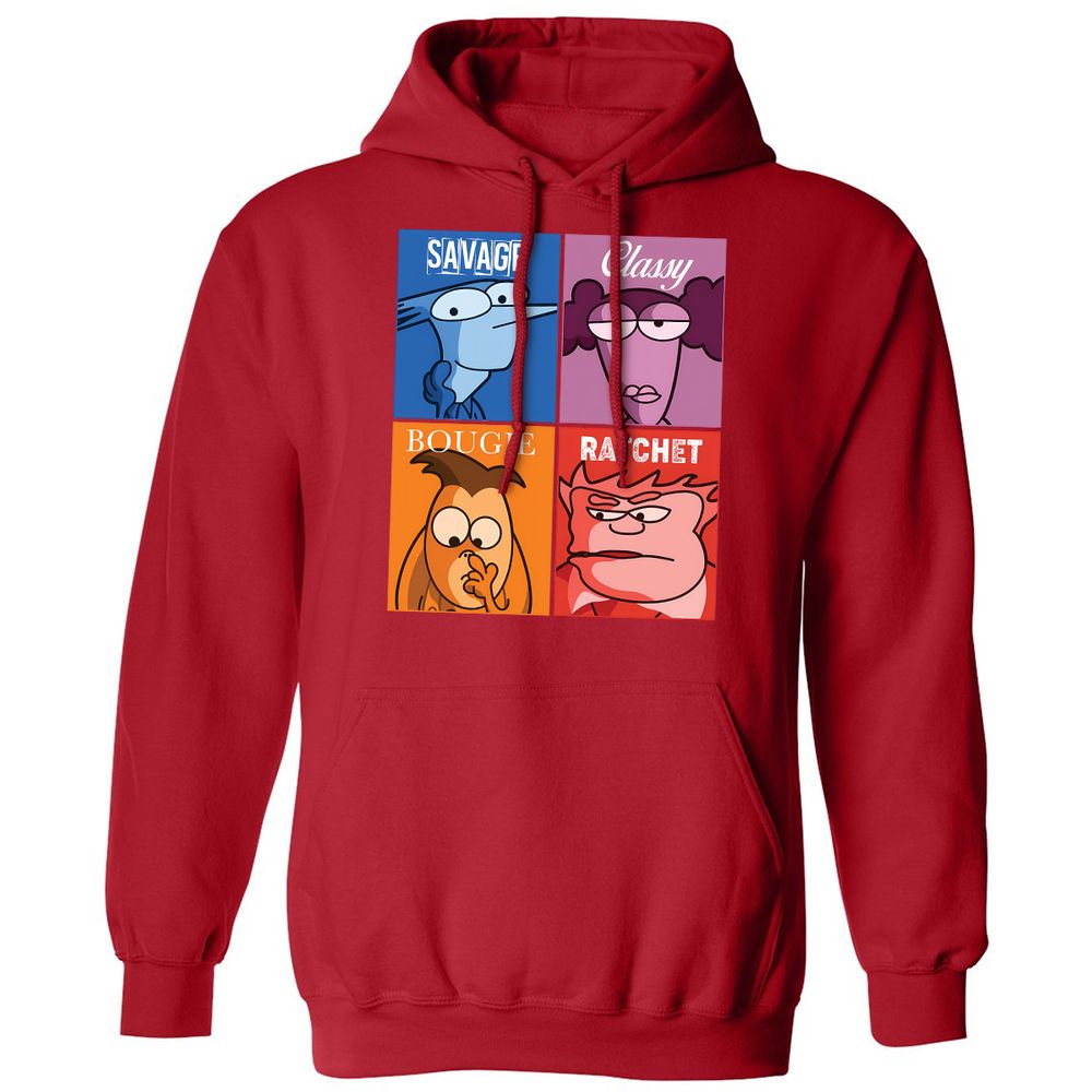 Classic Unisex Hoodie - 1H8KXP2R - Red - 5