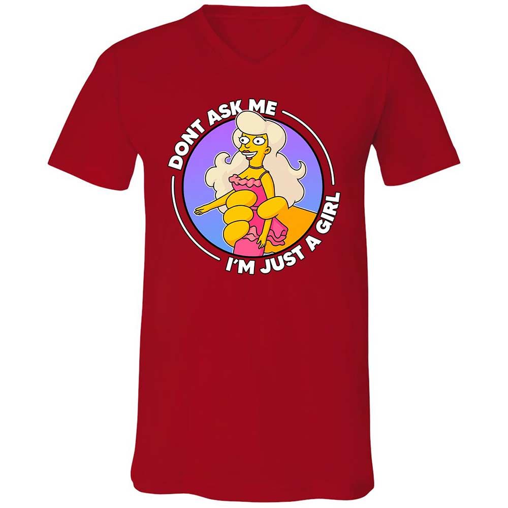 Don't Ask Me I'm Just A Girl - Red - 5