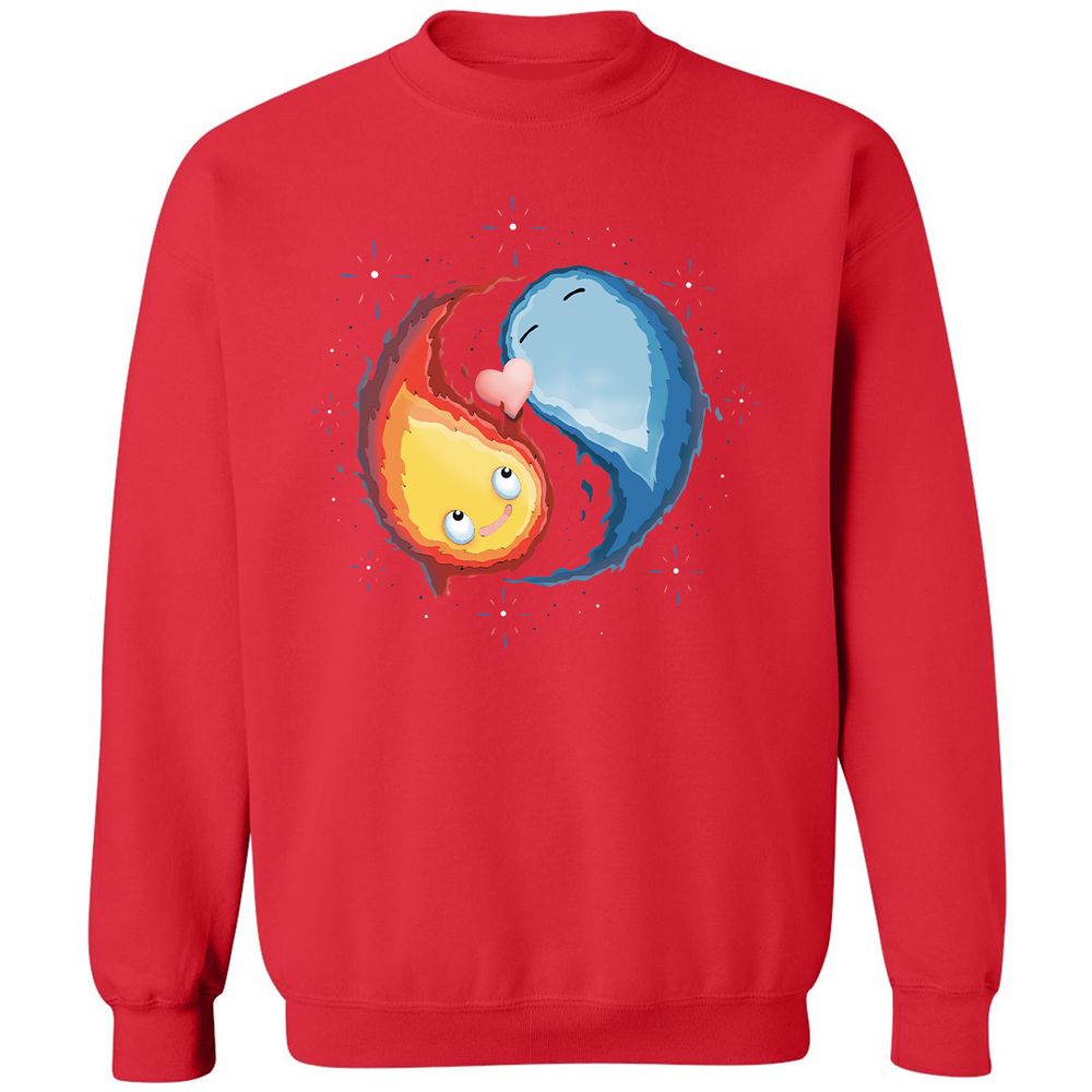 Classic Unisex Sweatshirt - U1M1VXCU - Red - 5