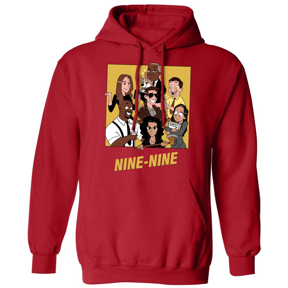 Classic Unisex Hoodie - WLB9GZFE - Red - 5