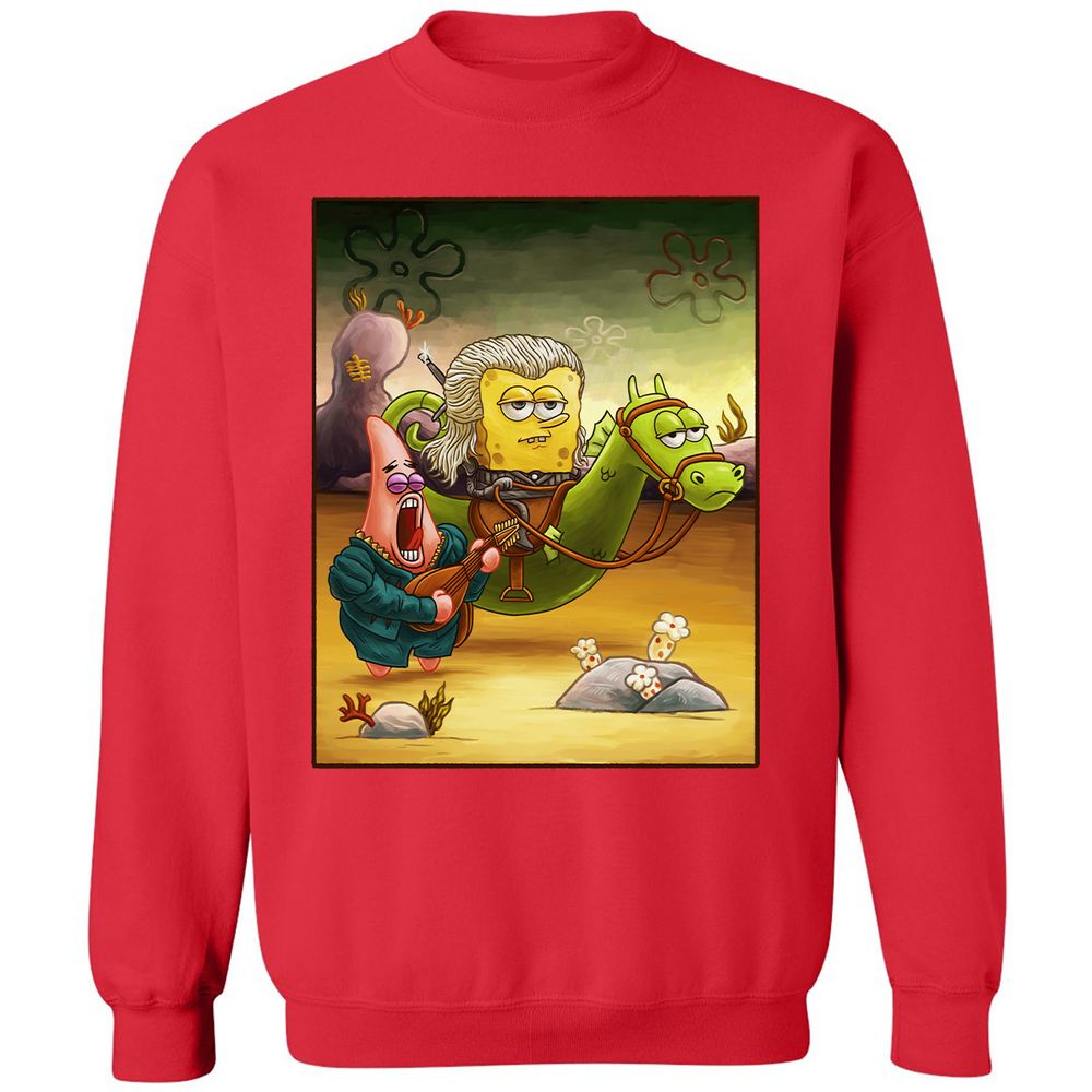 Classic Unisex Sweatshirt - VWPZBAWX - Red - 5