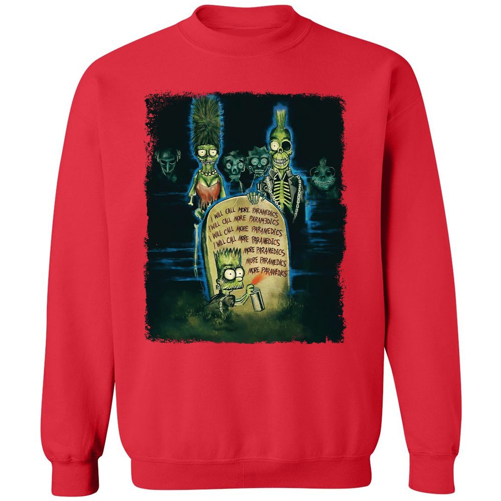 Classic Unisex Sweatshirt - PTJEV891 - Red - 5
