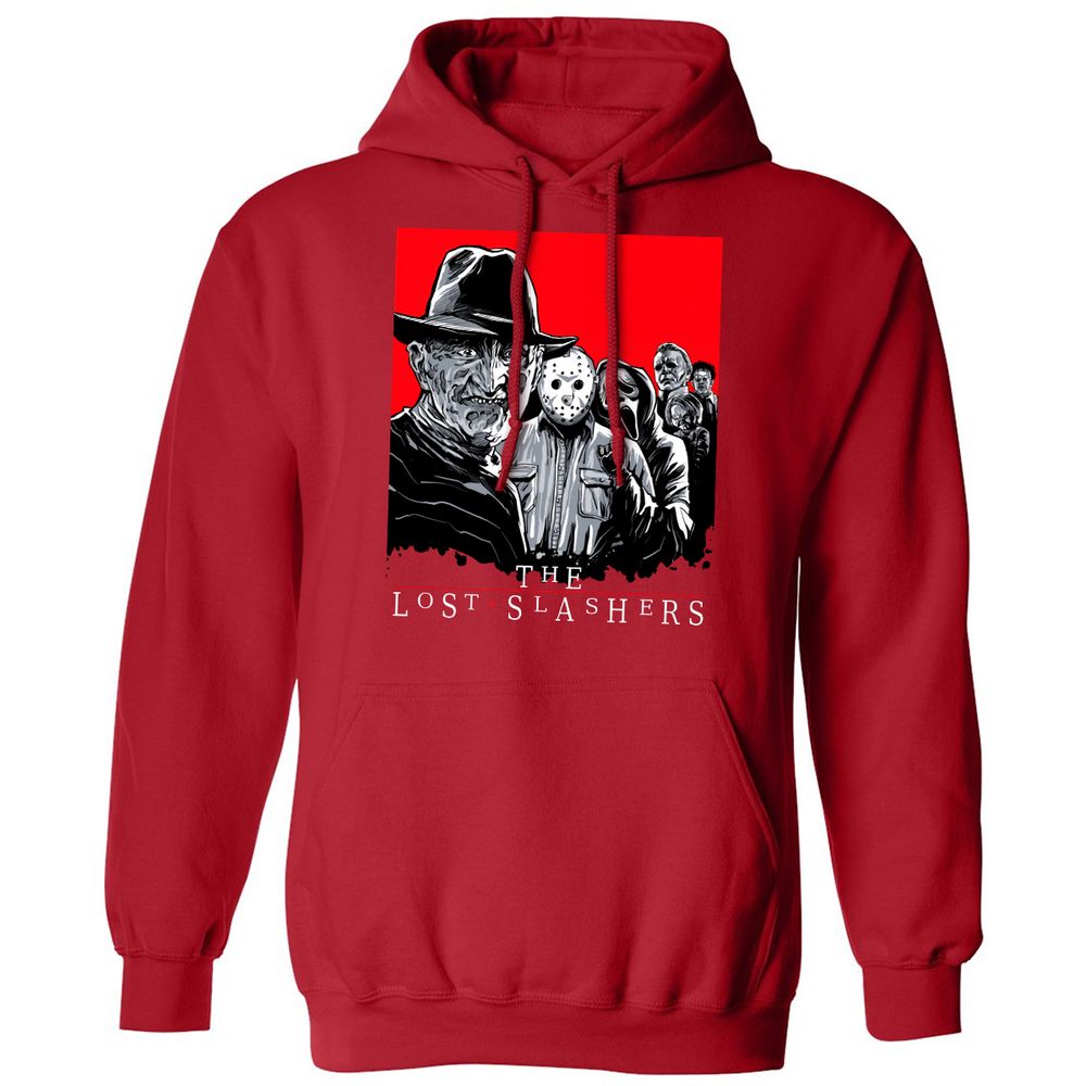 Classic Unisex Hoodie - H17ABH7A - Red - 5
