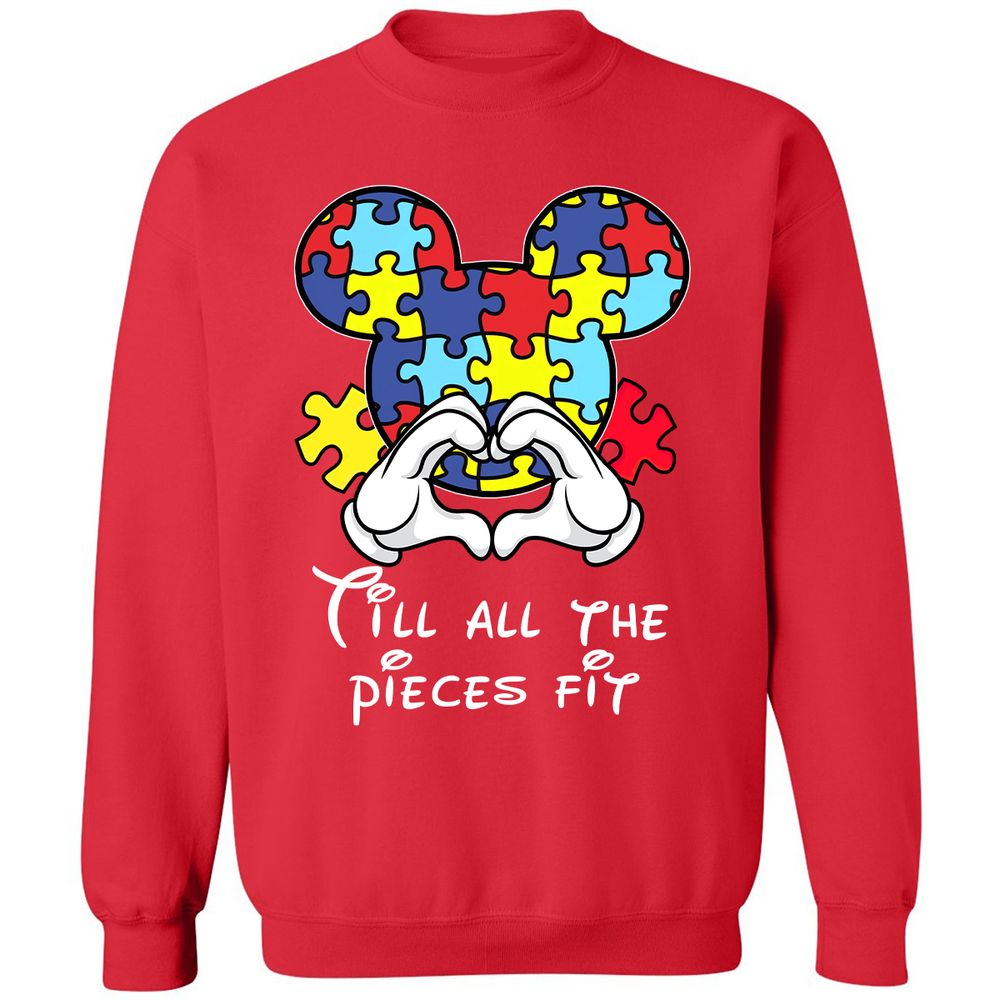 Classic Unisex Sweatshirt - K2GJ93TX - Red - 5