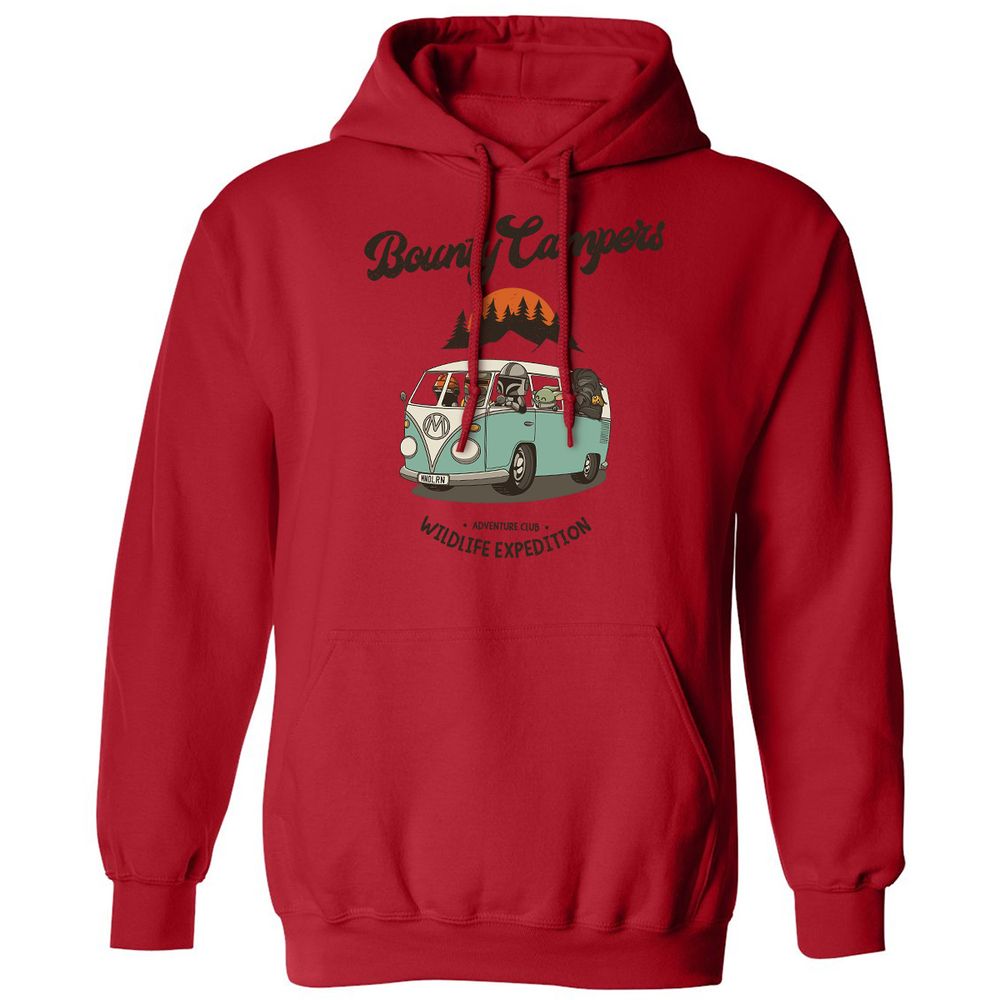 Classic Unisex Hoodie - ECHDN5A9 - Red - 5