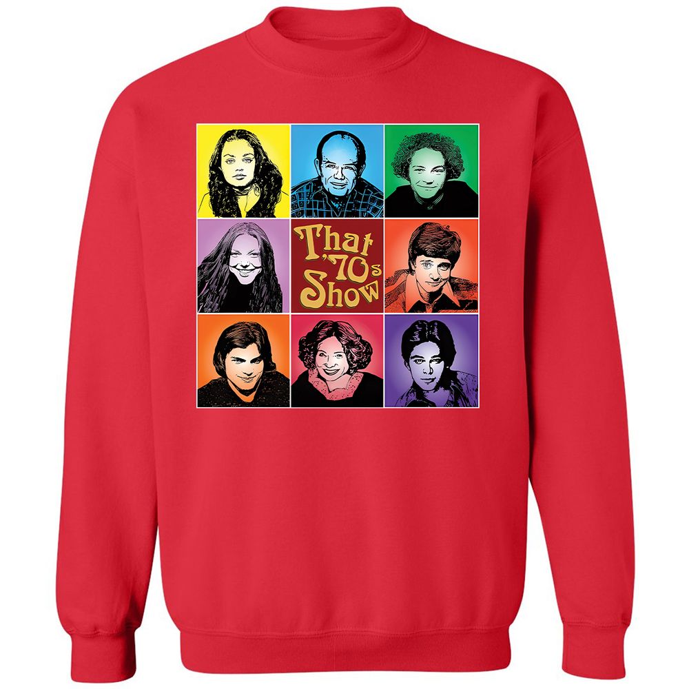 Classic Unisex Sweatshirt - N74GX49B - Red - 5