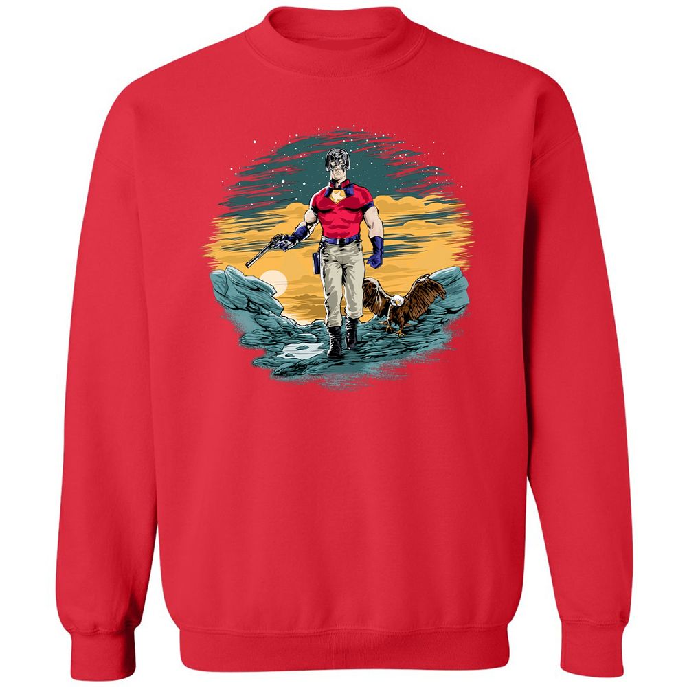 Classic Unisex Sweatshirt - 1WMFYJ54 - Red - 5