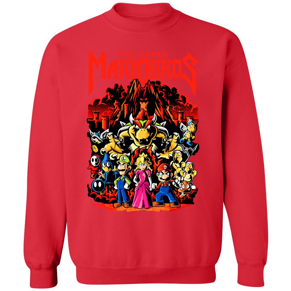 Classic Unisex Sweatshirt - ACM6JVXL - Red - 5