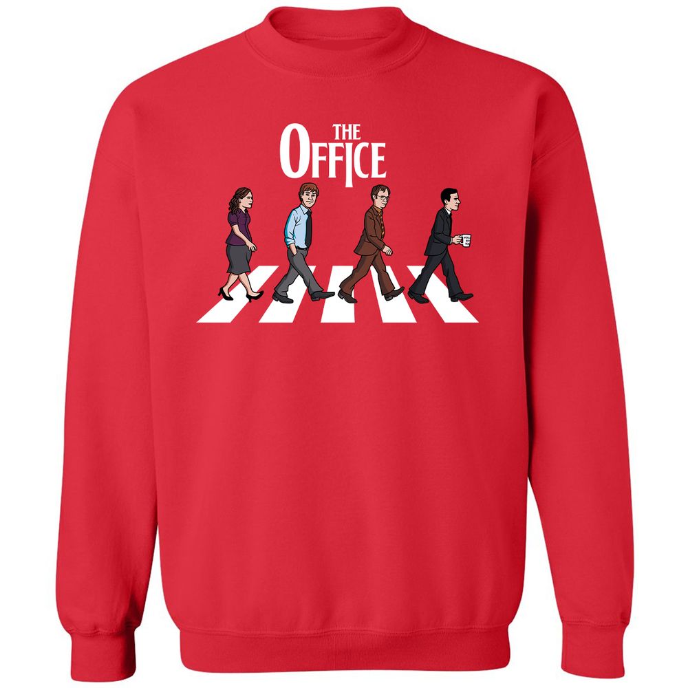 Classic Unisex Sweatshirt - 81VG8Q5U - Red - 5