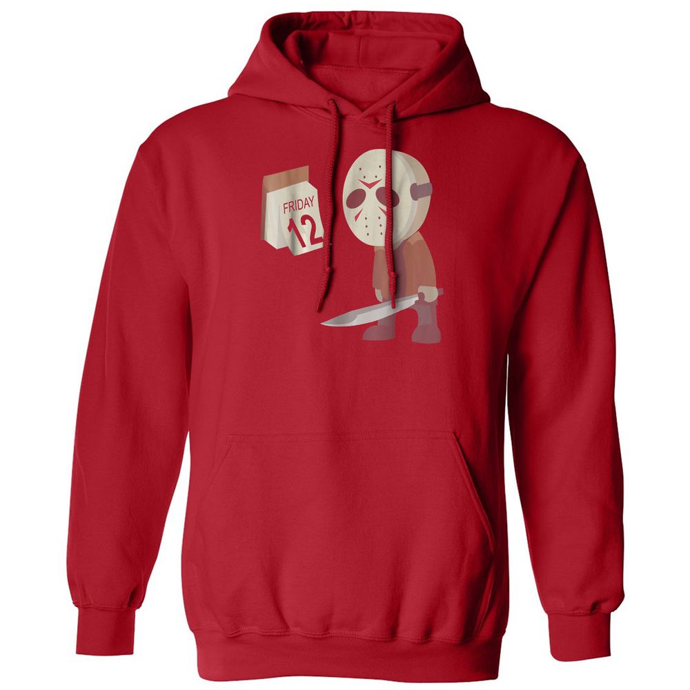 Classic Unisex Hoodie - Y3KNK4H7 - Red - 5