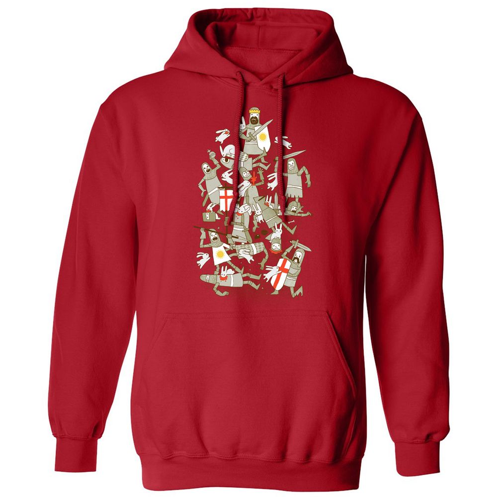 Classic Unisex Hoodie - SJZ45P7V - Red - 5
