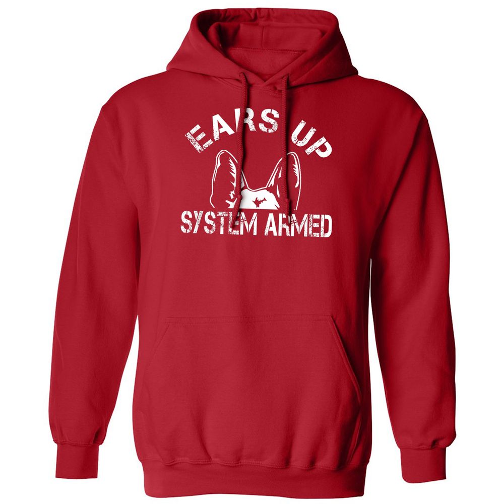 Classic Unisex Hoodie - 92246VE6 - Red - 5