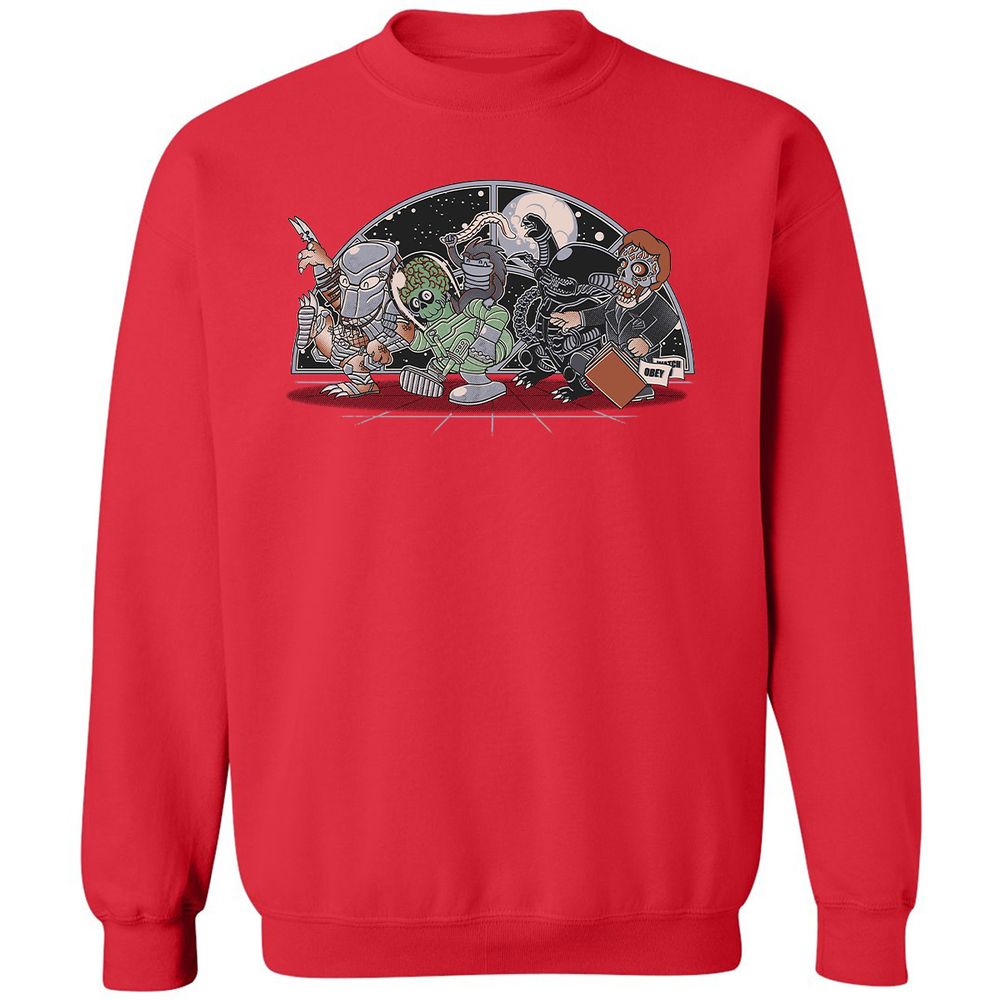 Classic Unisex Sweatshirt - 7M8ZQV8W - Red - 5
