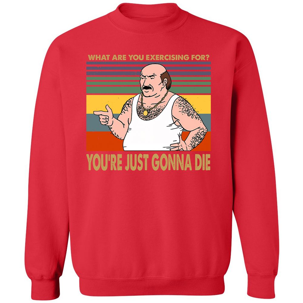 Classic Unisex Sweatshirt - S8P69CRE - Red - 5