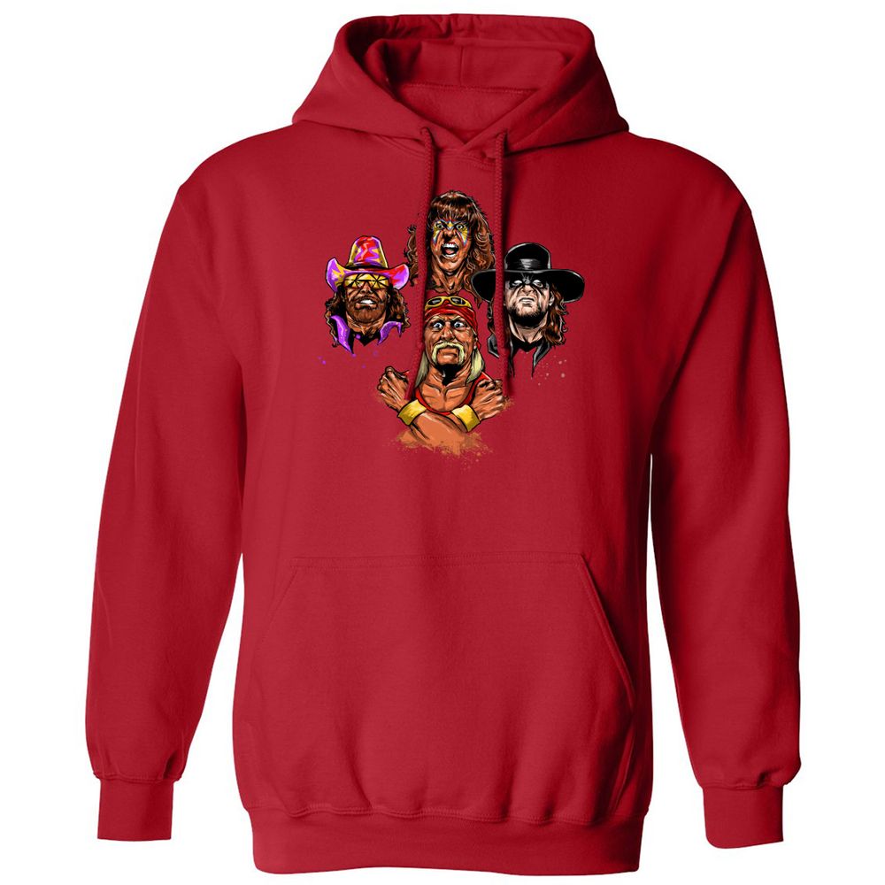 Classic Unisex Hoodie - Y69H1MHV - Red - 5