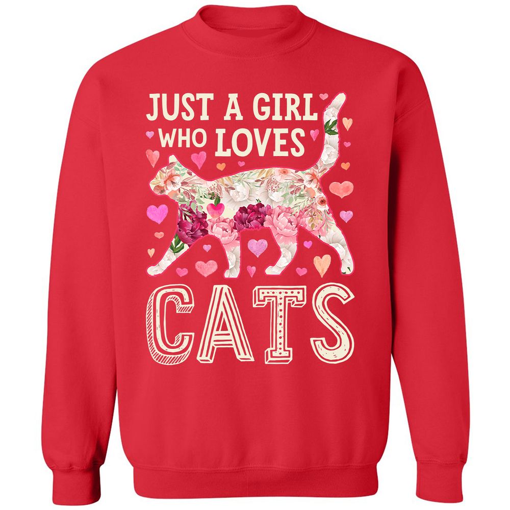 Classic Unisex Sweatshirt - DZJX3SVV - Red - 5