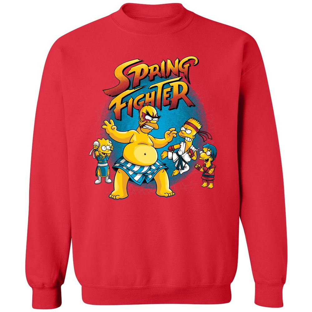 Classic Unisex Sweatshirt - GTW75Z9Y - Red - 5
