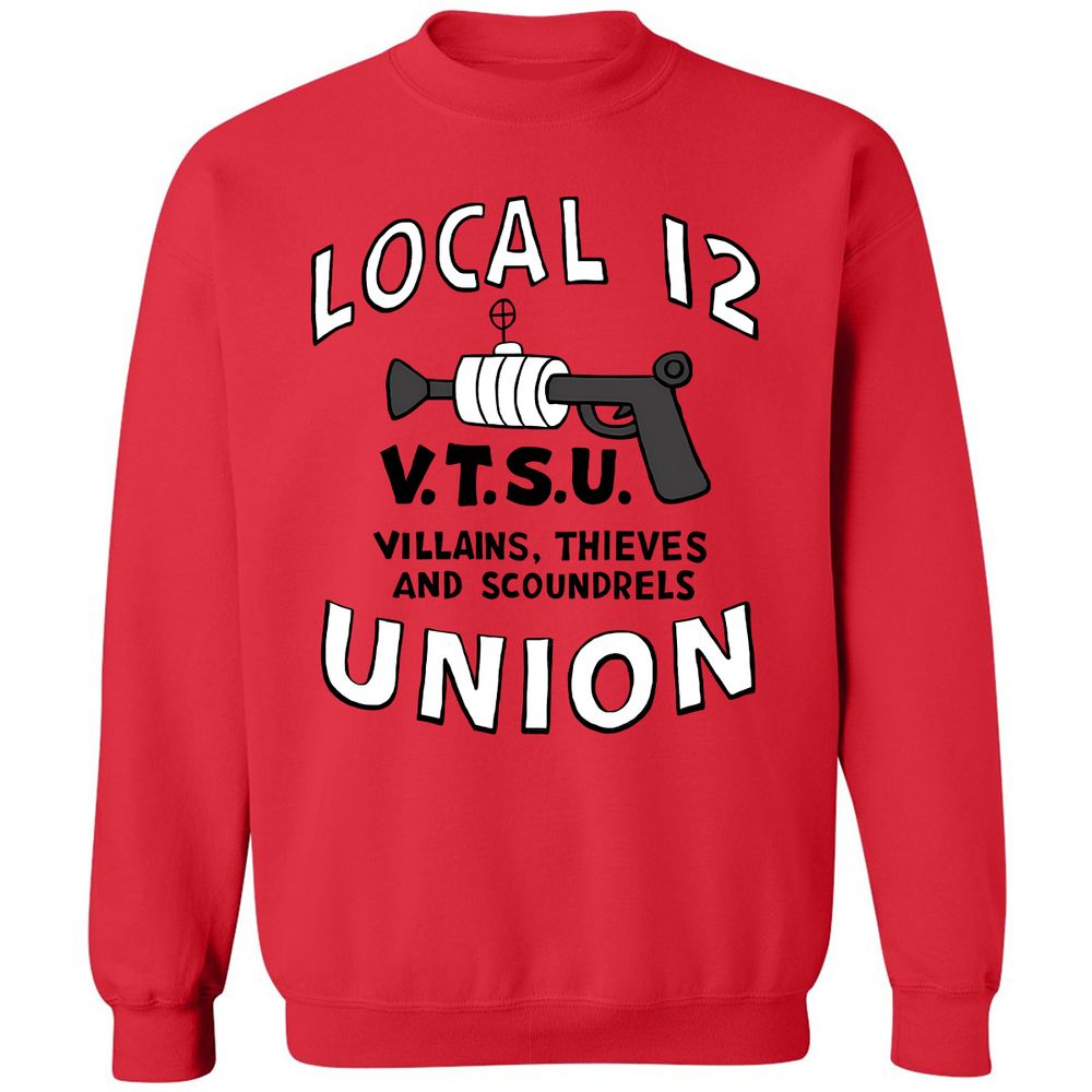 Classic Unisex Sweatshirt - 66ESD1WQ - Red - 5