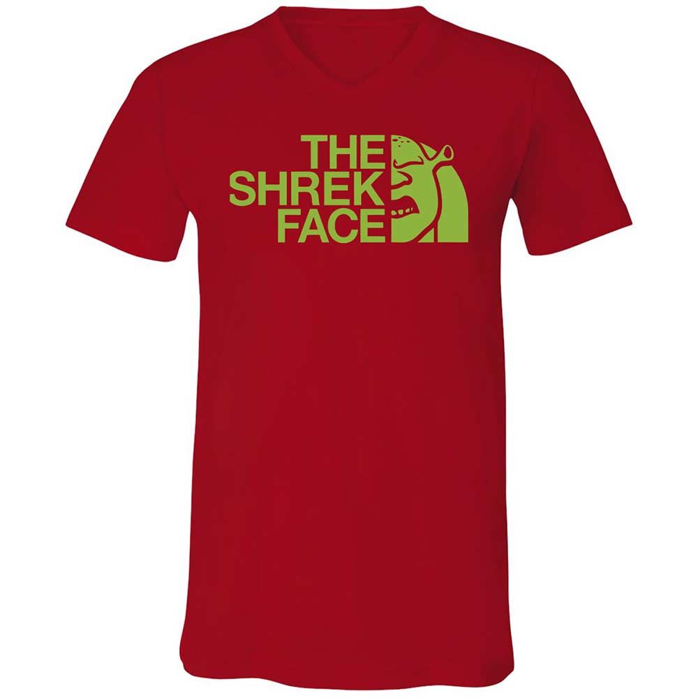 Unisex V-Neck T-Shirt - 4NDXKCHW - Red - 5
