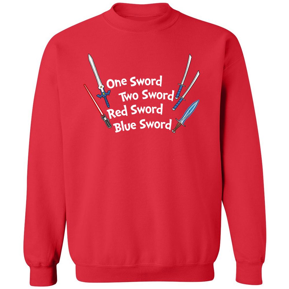 Classic Unisex Sweatshirt - 72XBDHFE - Red - 5