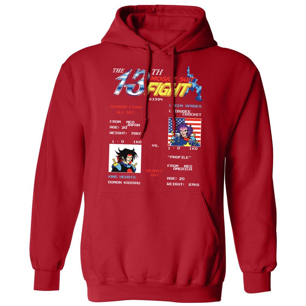 Classic Unisex Hoodie - J8XZRGQZ - Red - 5