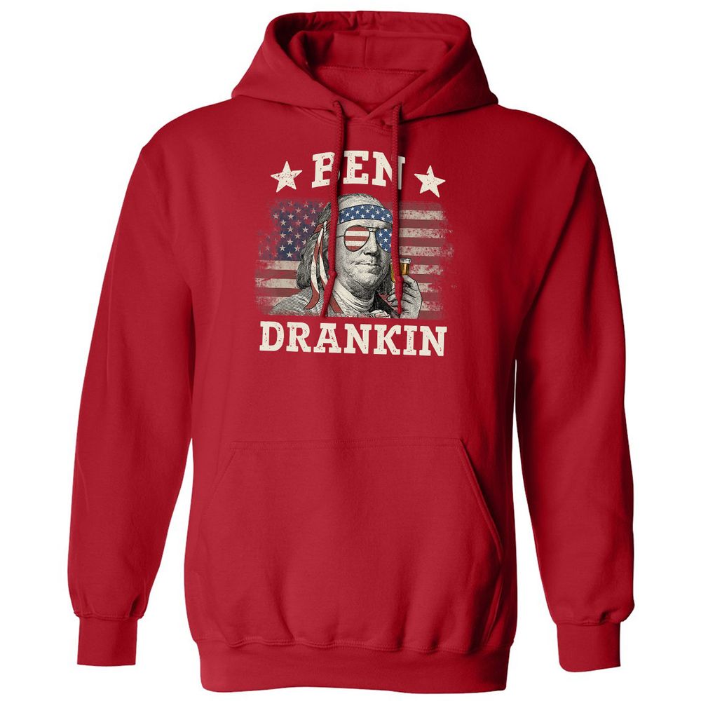 Classic Unisex Hoodie - DM54DH5Z - Red - 5