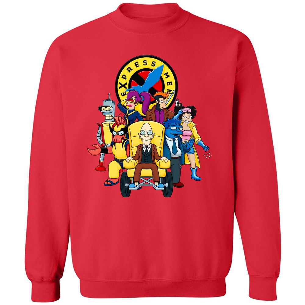 Classic Unisex Sweatshirt - KKLQBB7S - Red - 5