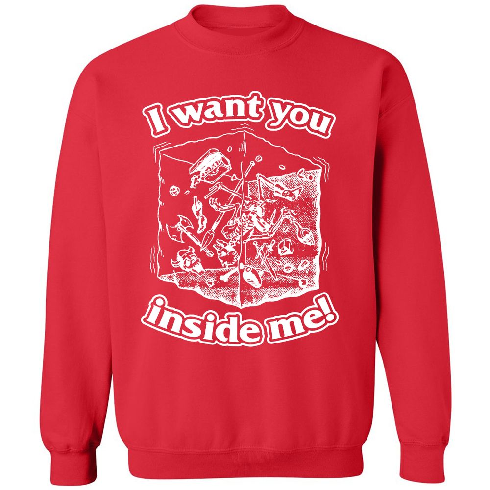 Classic Unisex Sweatshirt - PK9FLR4N - Red - 5