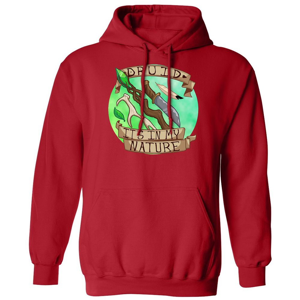 Classic Unisex Hoodie - TFUFFSCB - Red - 5