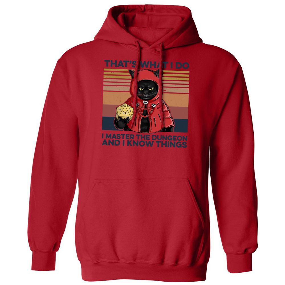 Classic Unisex Hoodie - 92UXC2VH - Red - 5