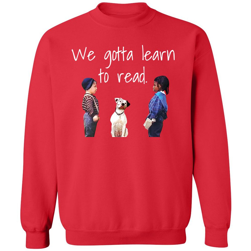 Classic Unisex Sweatshirt - Q67G7XEU - Red - 5