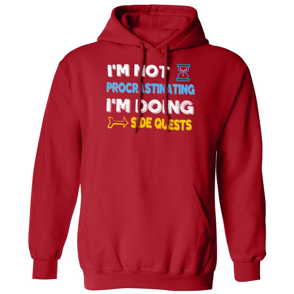 Classic Unisex Hoodie - CDP9GK4F - Red - 5