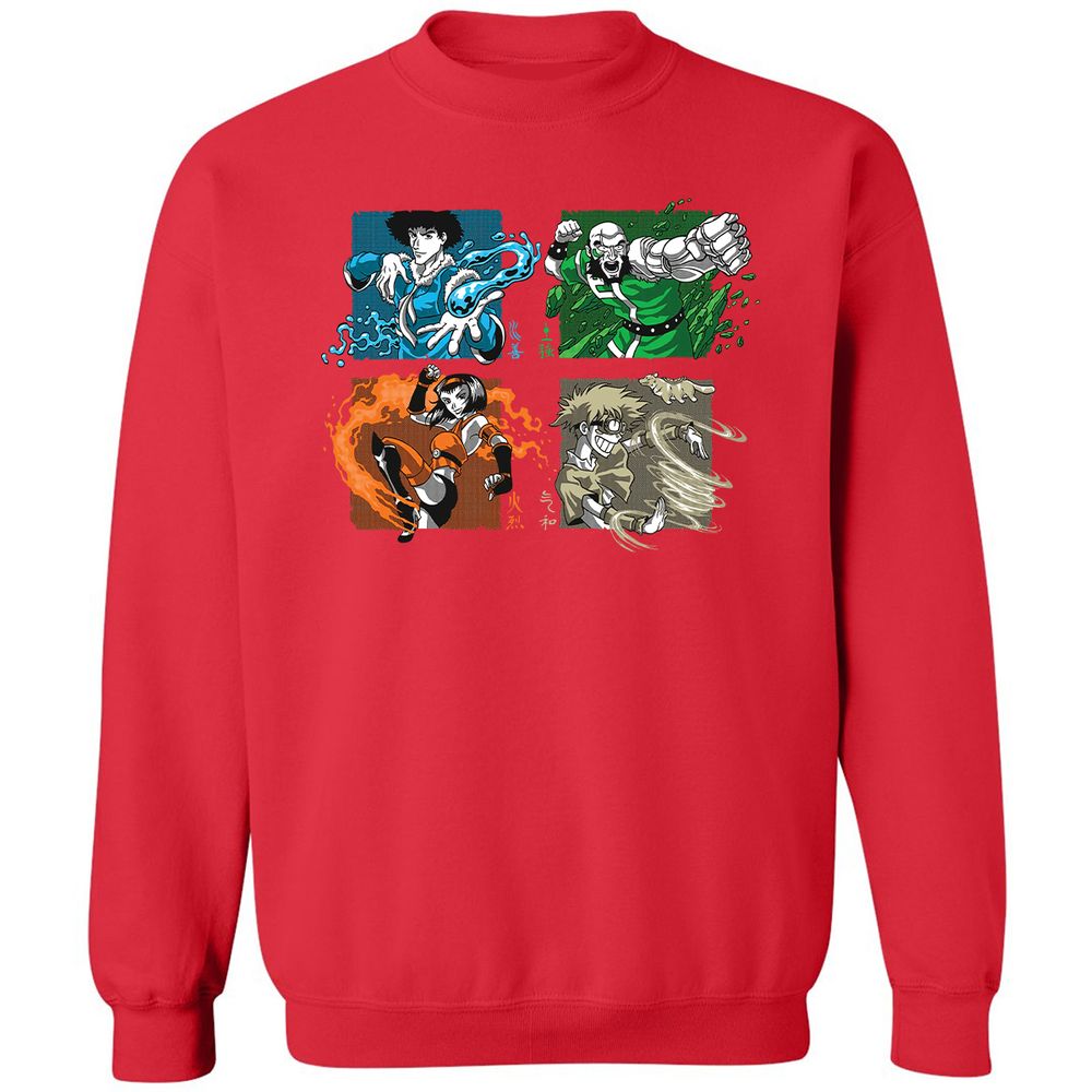 Classic Unisex Sweatshirt - FA1QTXCV - Red - 5