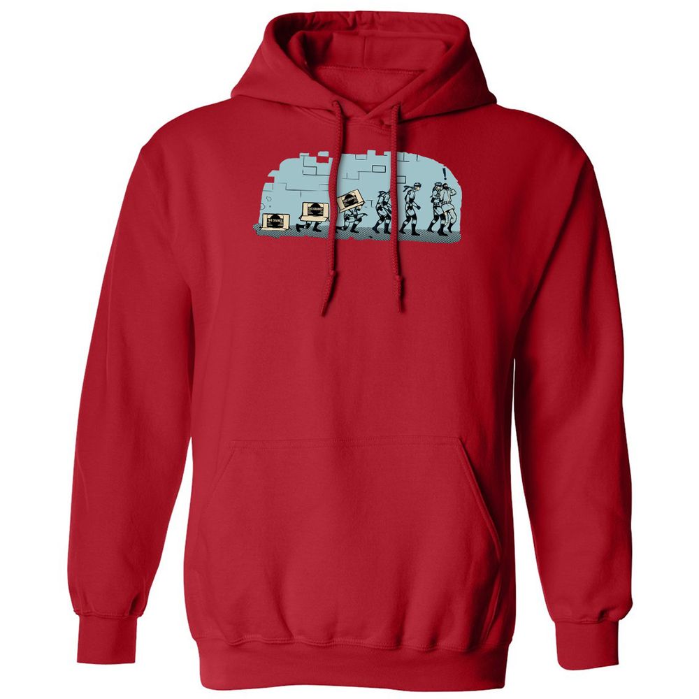 Classic Unisex Hoodie - DCWTGWKA - Red - 5