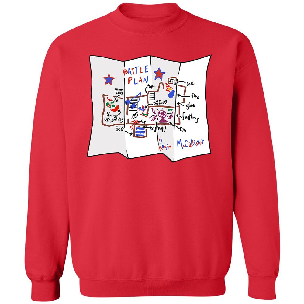 Classic Unisex Sweatshirt - T1GAJ7CM - Red - 5