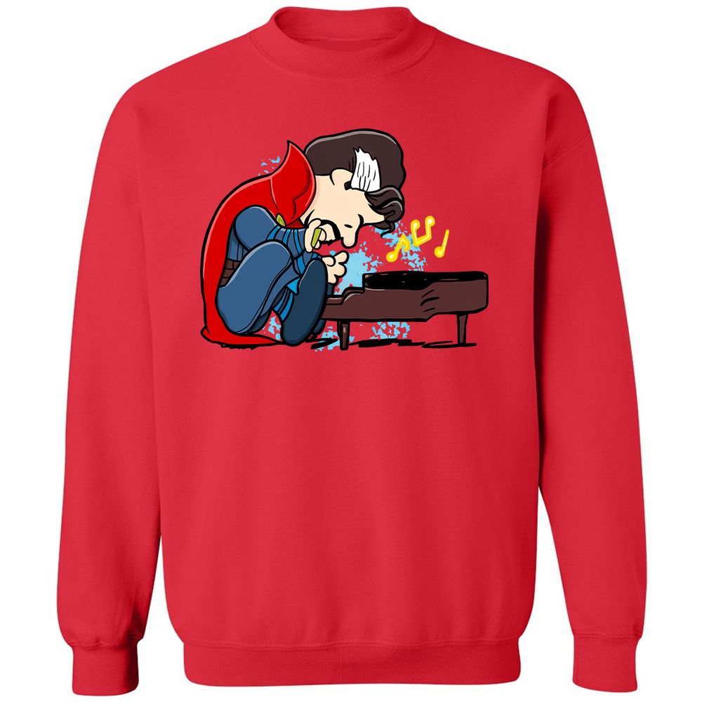 Classic Unisex Sweatshirt - RQYK4PJM - Red - 5