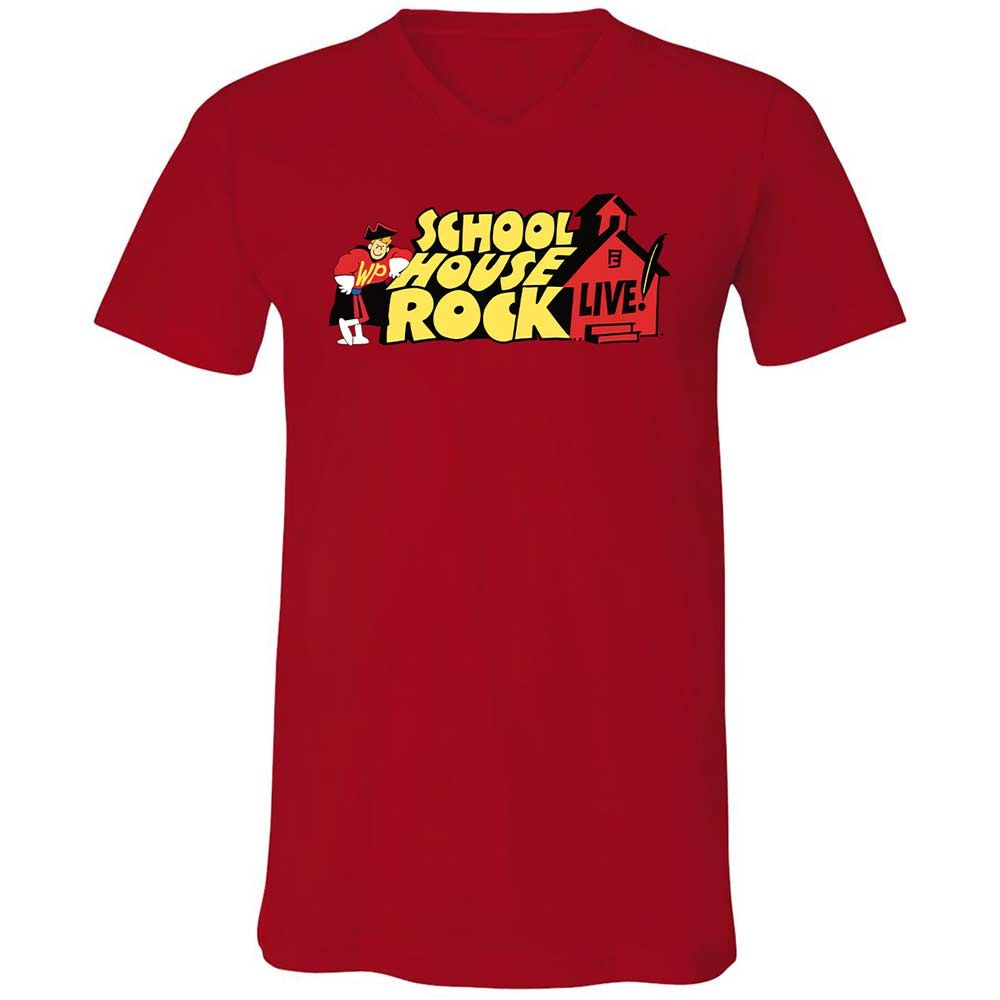 Unisex V-Neck T-Shirt - EWRLL12S - Red - 5