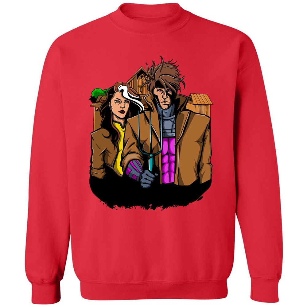 Classic Unisex Sweatshirt - ZM6EJPCK - Red - 5