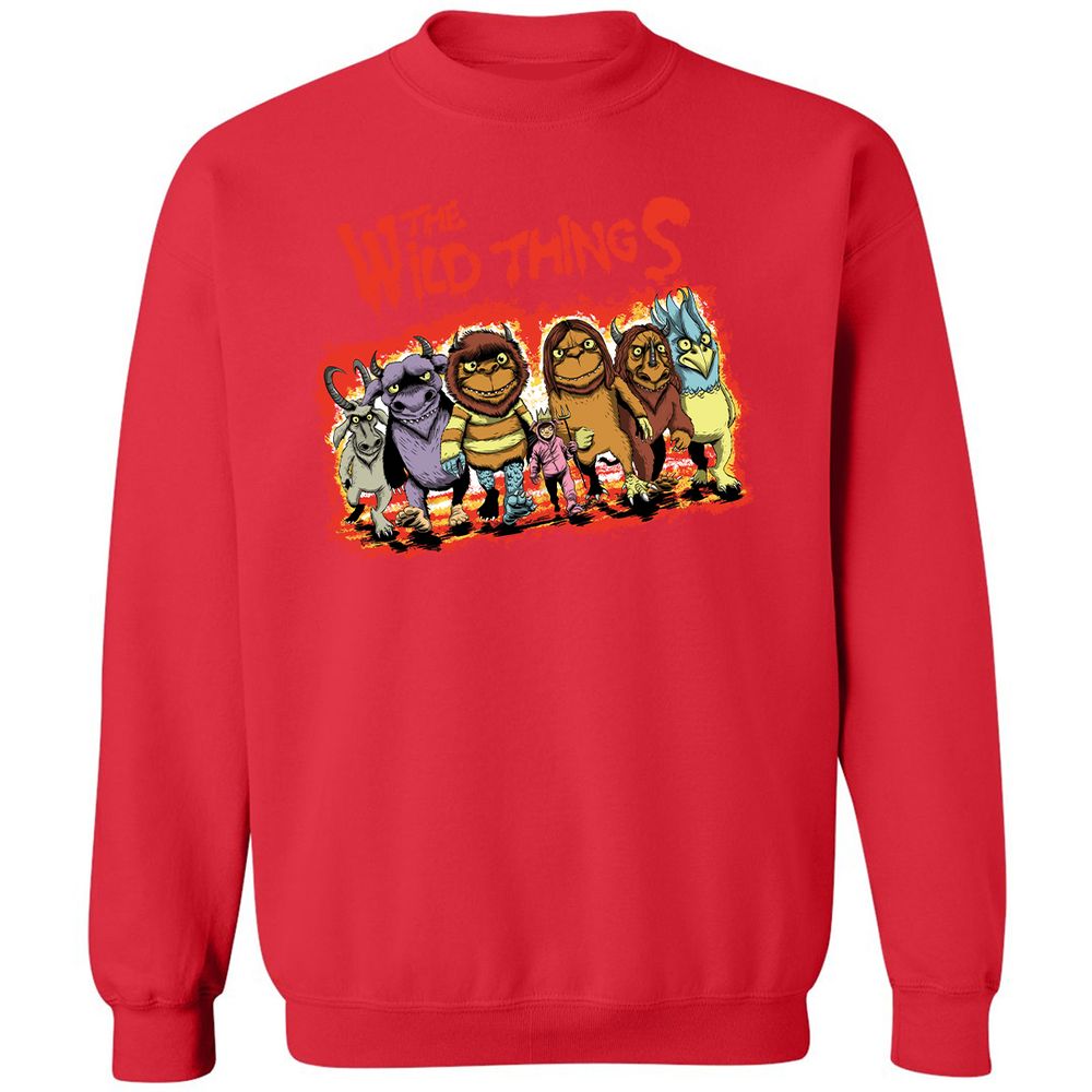 Classic Unisex Sweatshirt - C3MWDYAQ - Red - 5