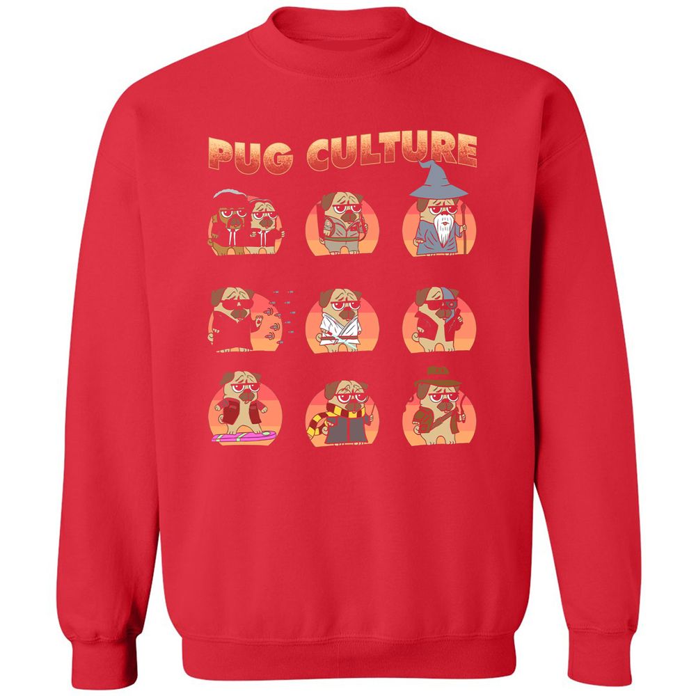 Classic Unisex Sweatshirt - VA42TRNH - Red - 5