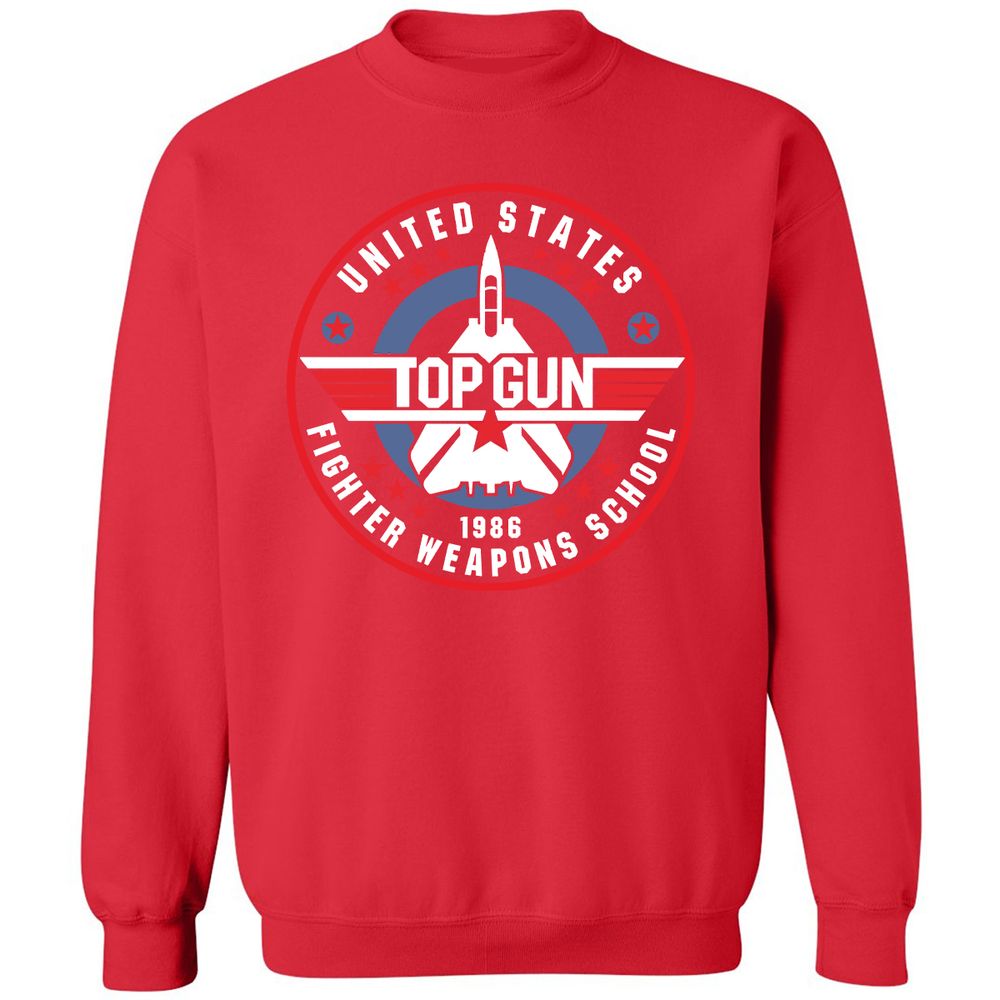 Classic Unisex Sweatshirt - QDNZFQWZ - Red - 5