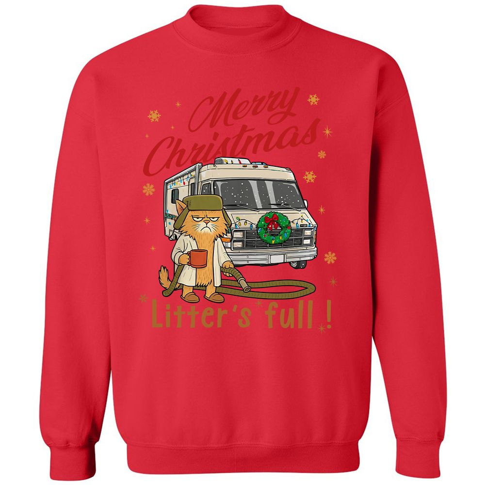 Classic Unisex Sweatshirt - 1K7Q3YTT - Red - 5