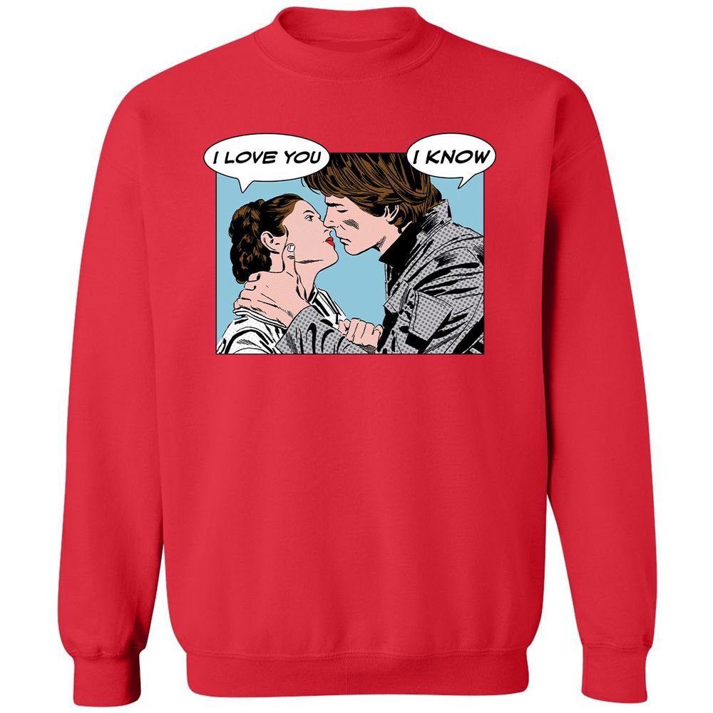 Classic Unisex Sweatshirt - F7EL4JDX - Red - 5