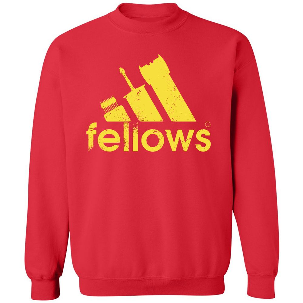 Classic Unisex Sweatshirt - BCSSQPJX - Red - 5