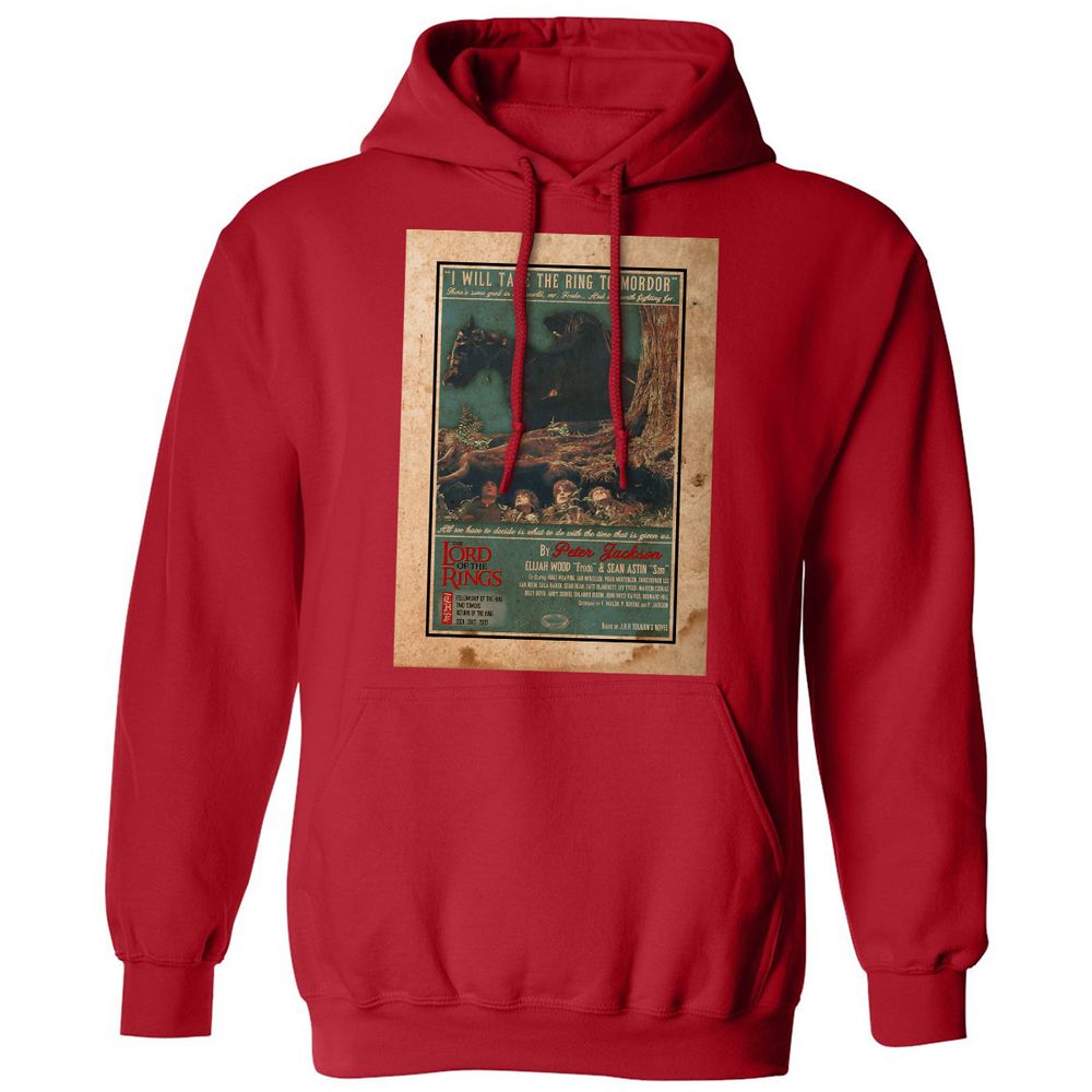 Classic Unisex Hoodie - 9ZLTZ3WN - Red - 5