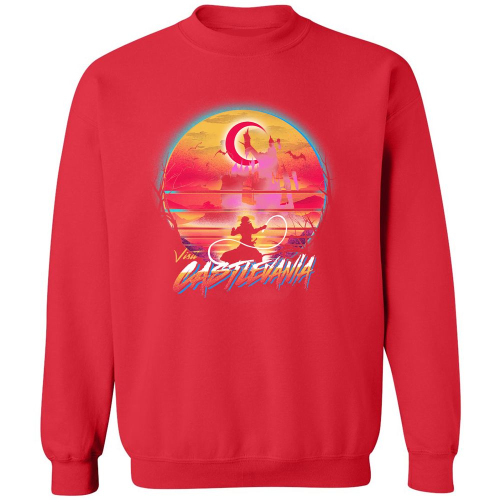 Classic Unisex Sweatshirt - HU6MYF1Y - Red - 5