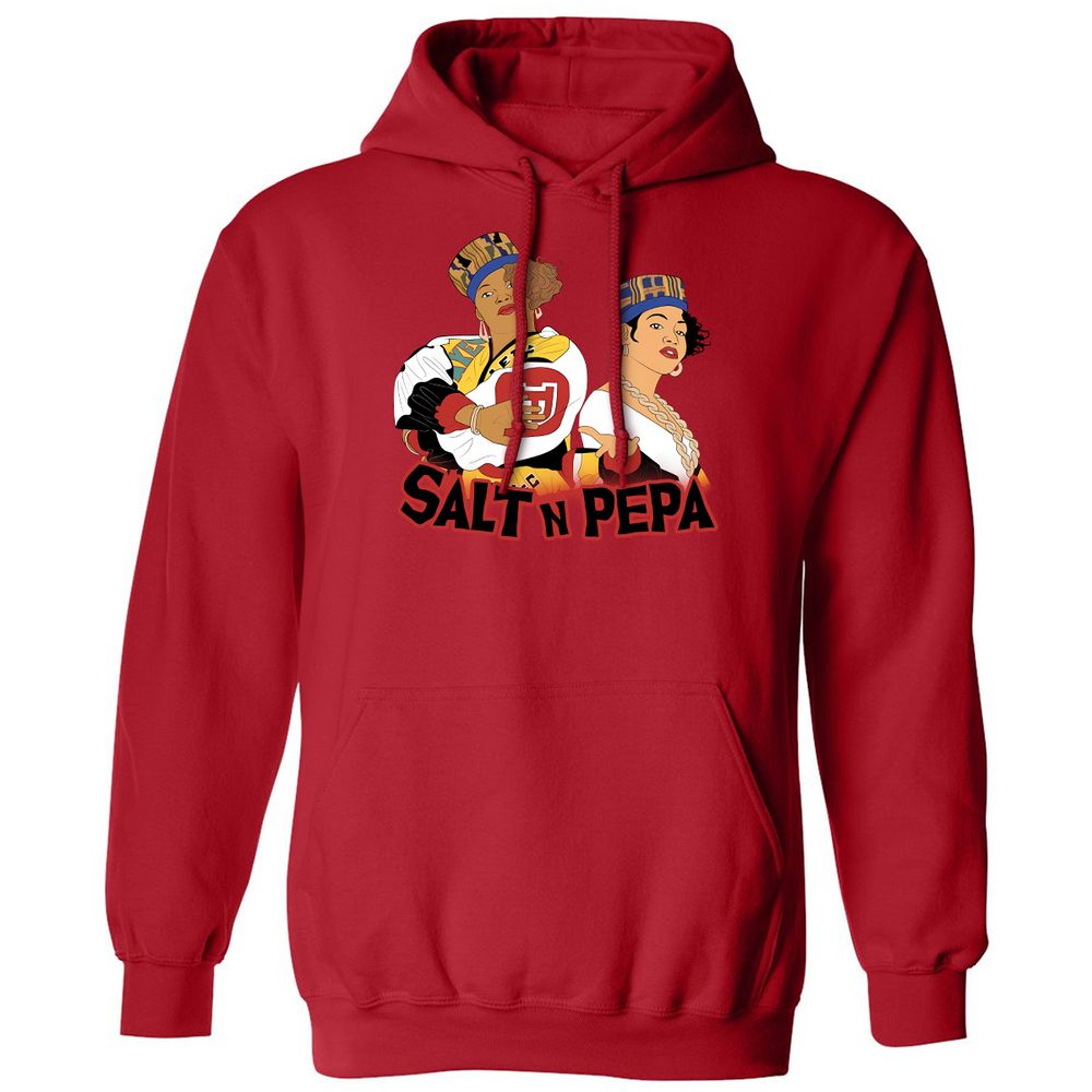 Classic Unisex Hoodie - White - Red - 5