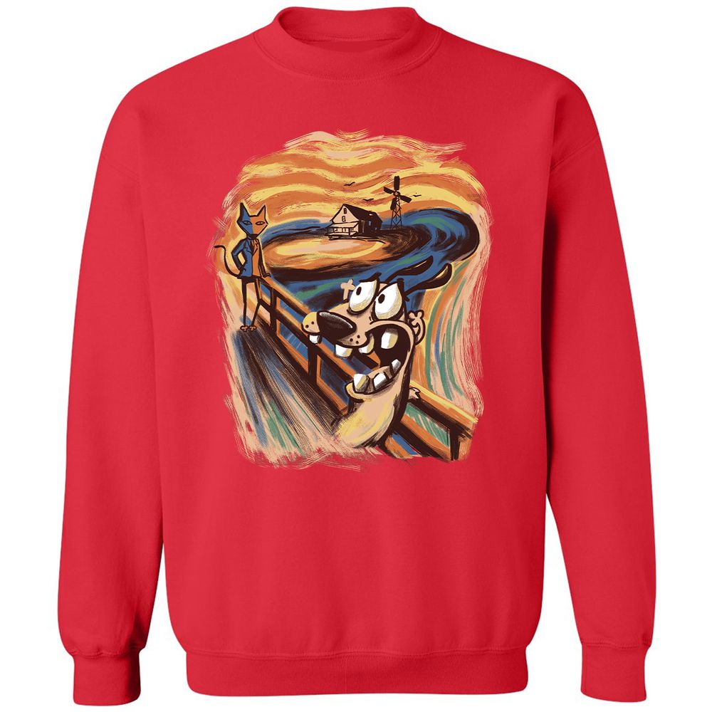 Classic Unisex Sweatshirt - AGDJWHSE - Red - 5