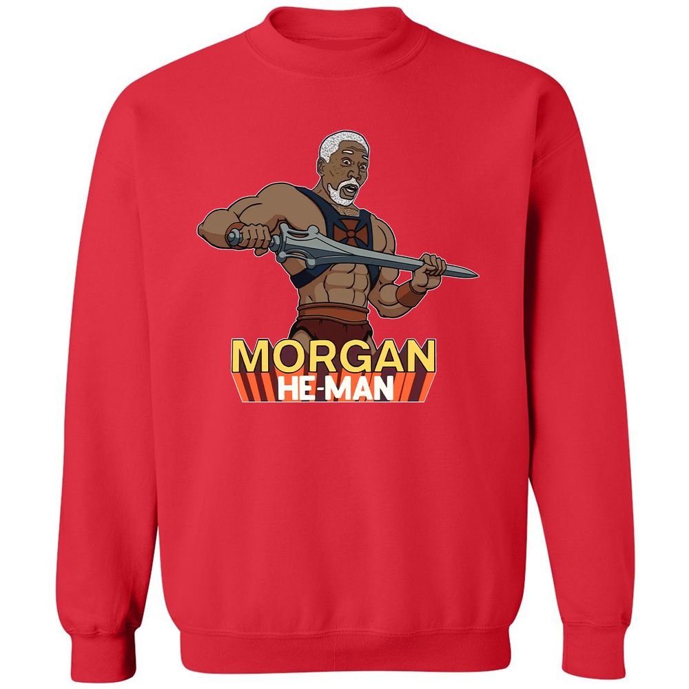 Classic Unisex Sweatshirt - X64Z7Q5Z - Red - 5